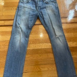 All Saints Distressed Men's Denim Jeans Size 32W x 32L